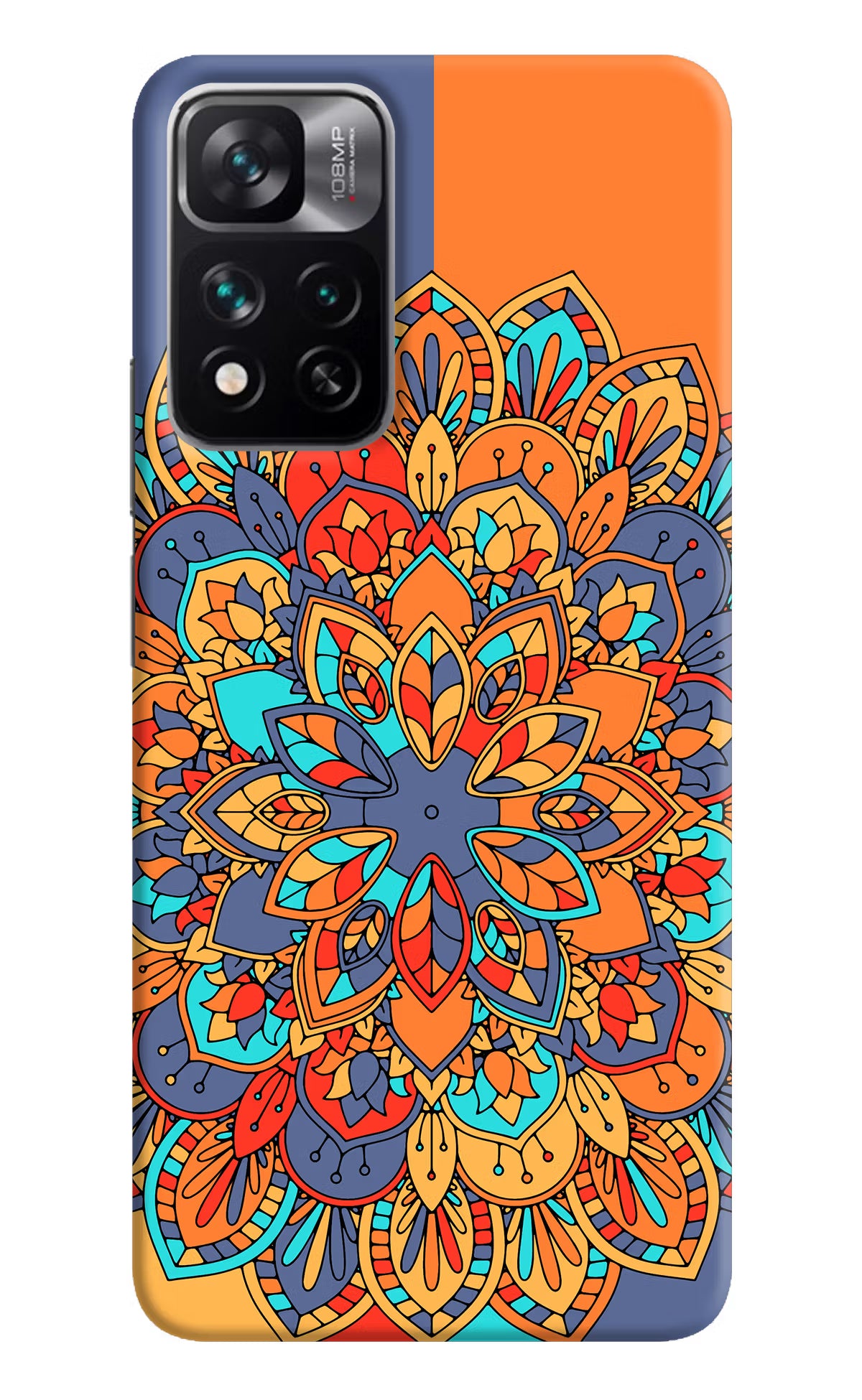 Color Mandala Mi 11i 5G/11i 5G Hypercharge Hard Case Back Cover by Casekaro