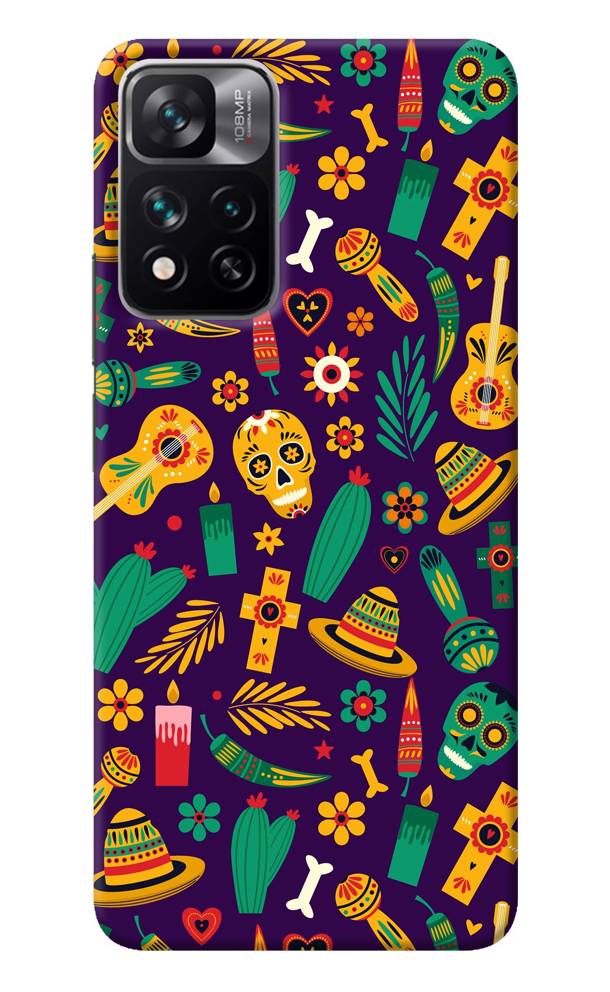 Mexican Artwork Mi 11i 5G/11i 5G Hypercharge Back Cover