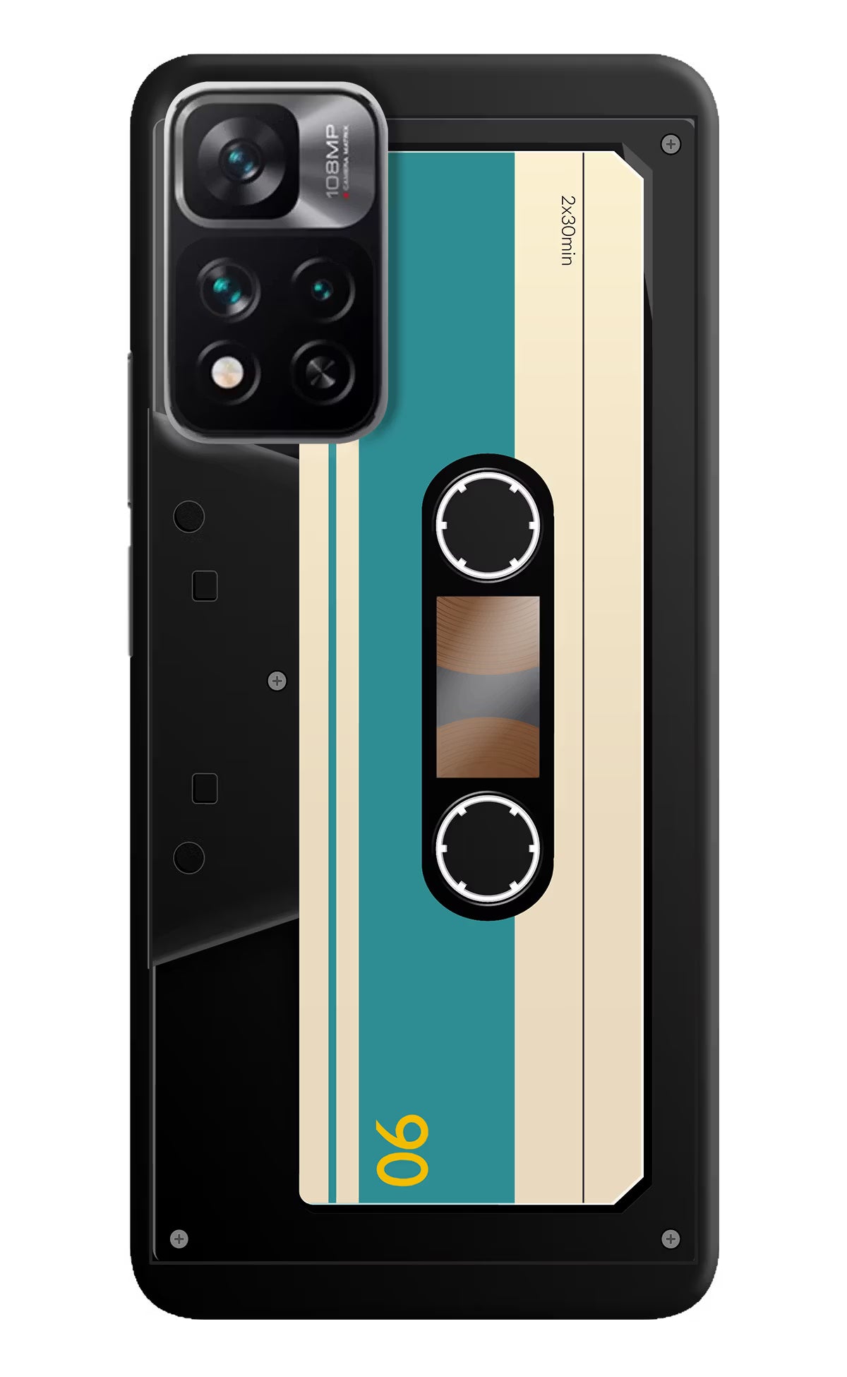 Cassette Mi 11i 5G/11i 5G Hypercharge Hard Case Back Cover by Casekaro