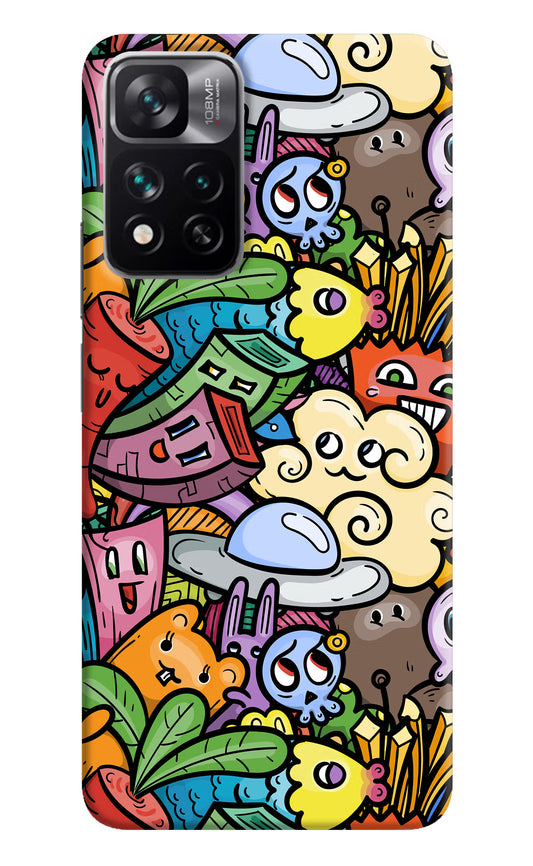 Veggie Doodle Mi 11i 5G/11i 5G Hypercharge Hard Case Back Cover by Casekaro