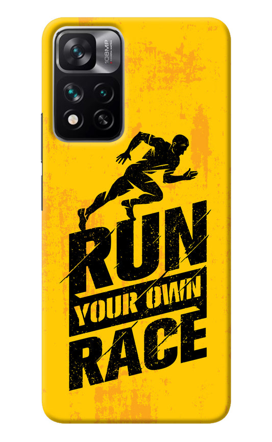 Run Your Own Race Mi 11i 5G/11i 5G Hypercharge Back Cover