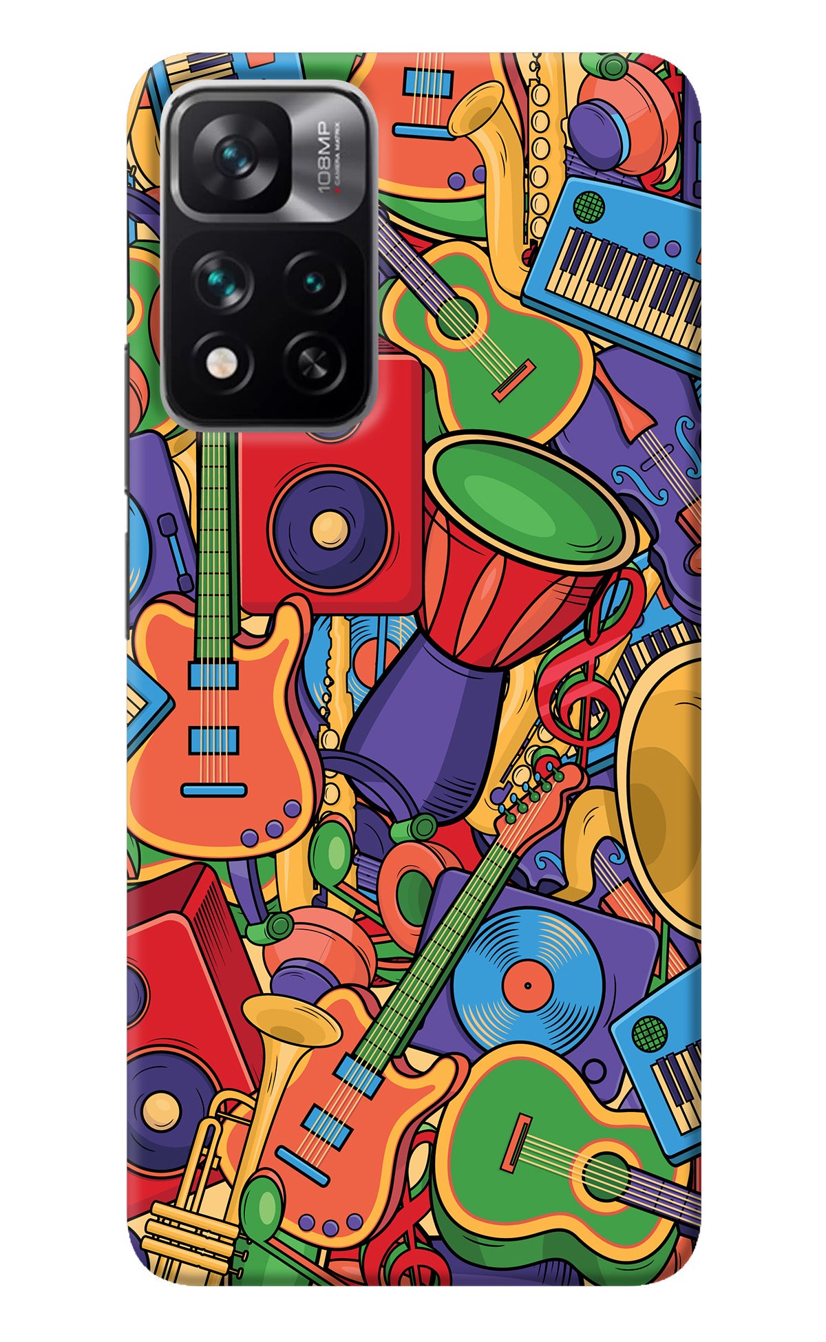 Music Instrument Doodle Mi 11i 5G/11i 5G Hypercharge Back Cover