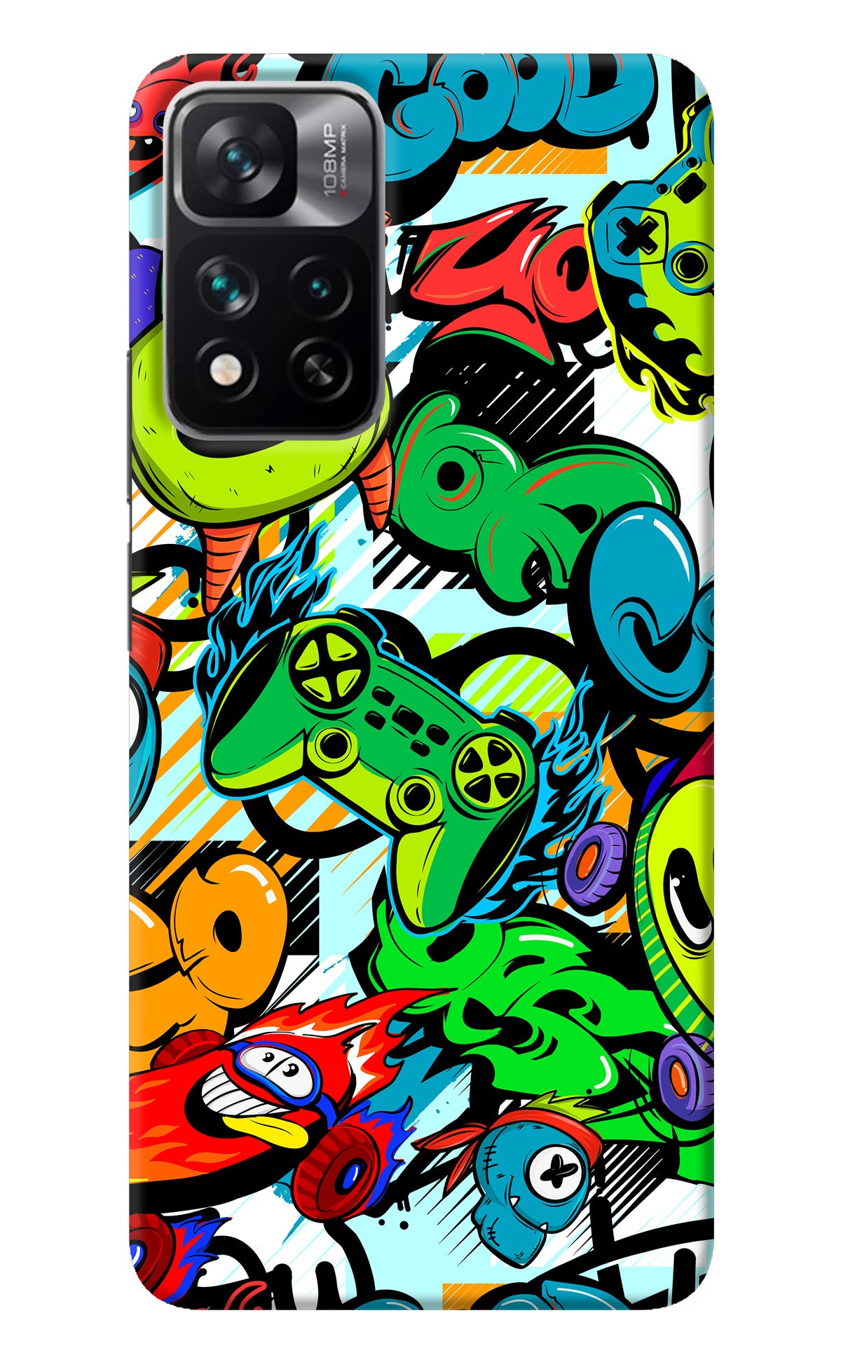 Game Doodle Mi 11i 5G/11i 5G Hypercharge Back Cover