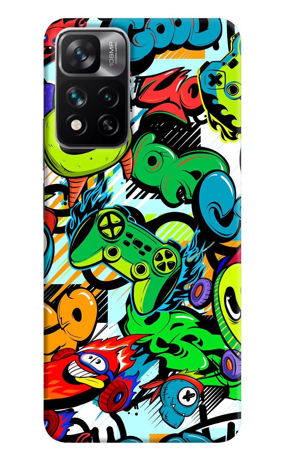 Game Doodle Mi 11i 5G/11i 5G Hypercharge Hard Case Back Cover by Casekaro