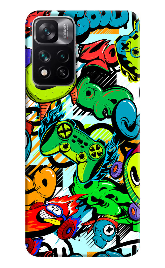 Game Doodle Mi 11i 5G/11i 5G Hypercharge Hard Case Back Cover by Casekaro