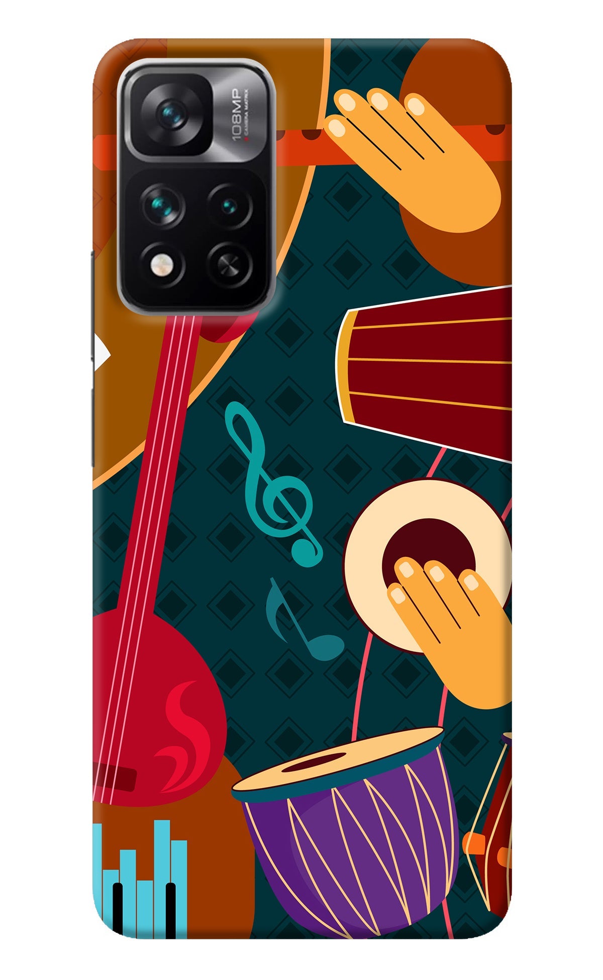 Music Instrument Mi 11i 5G/11i 5G Hypercharge Back Cover