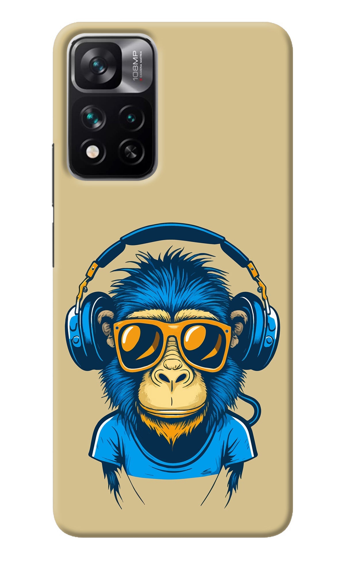 Monkey Headphone Mi 11i 5G/11i 5G Hypercharge Back Cover