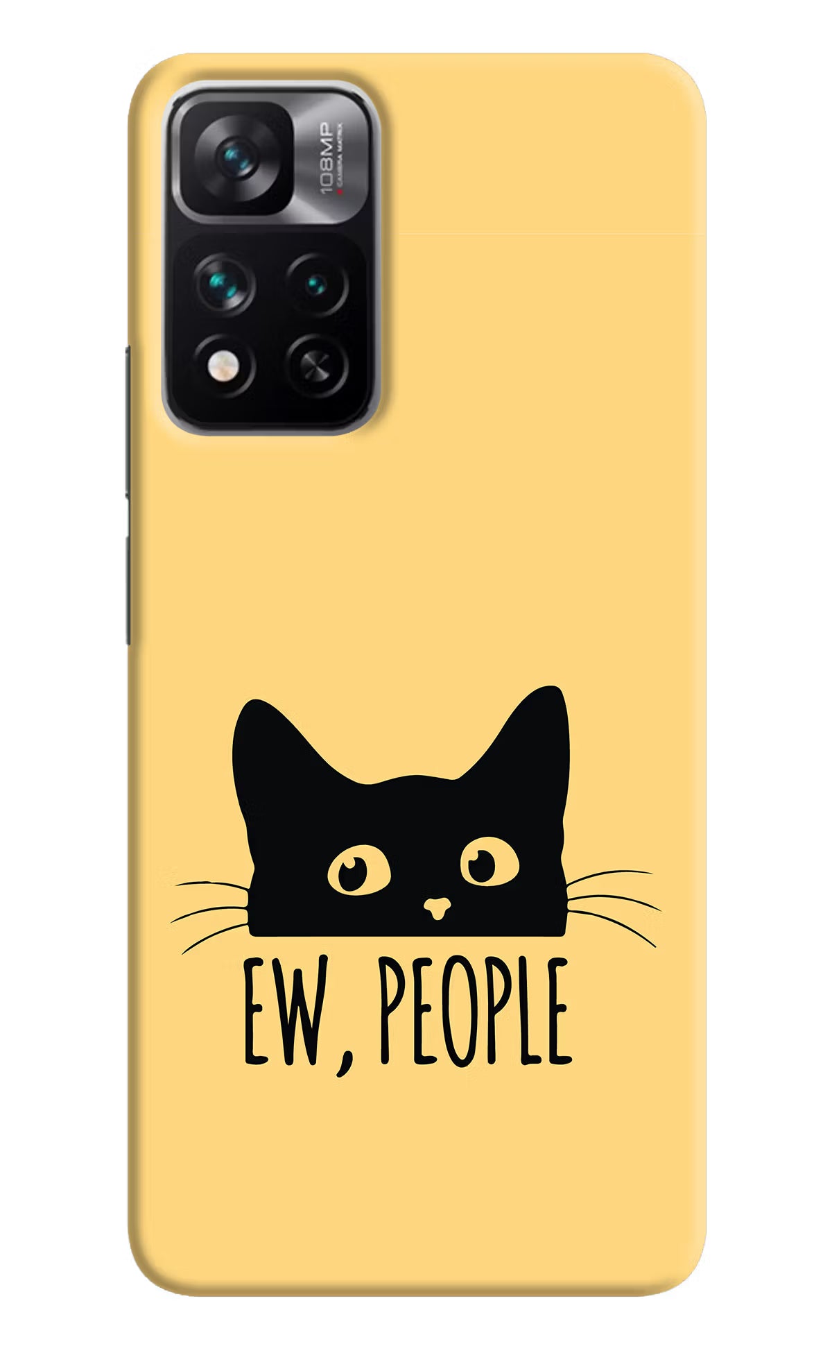 Ew People Catitude Mi 11i 5G/11i 5G Hypercharge Hard Case Back Cover by Casekaro