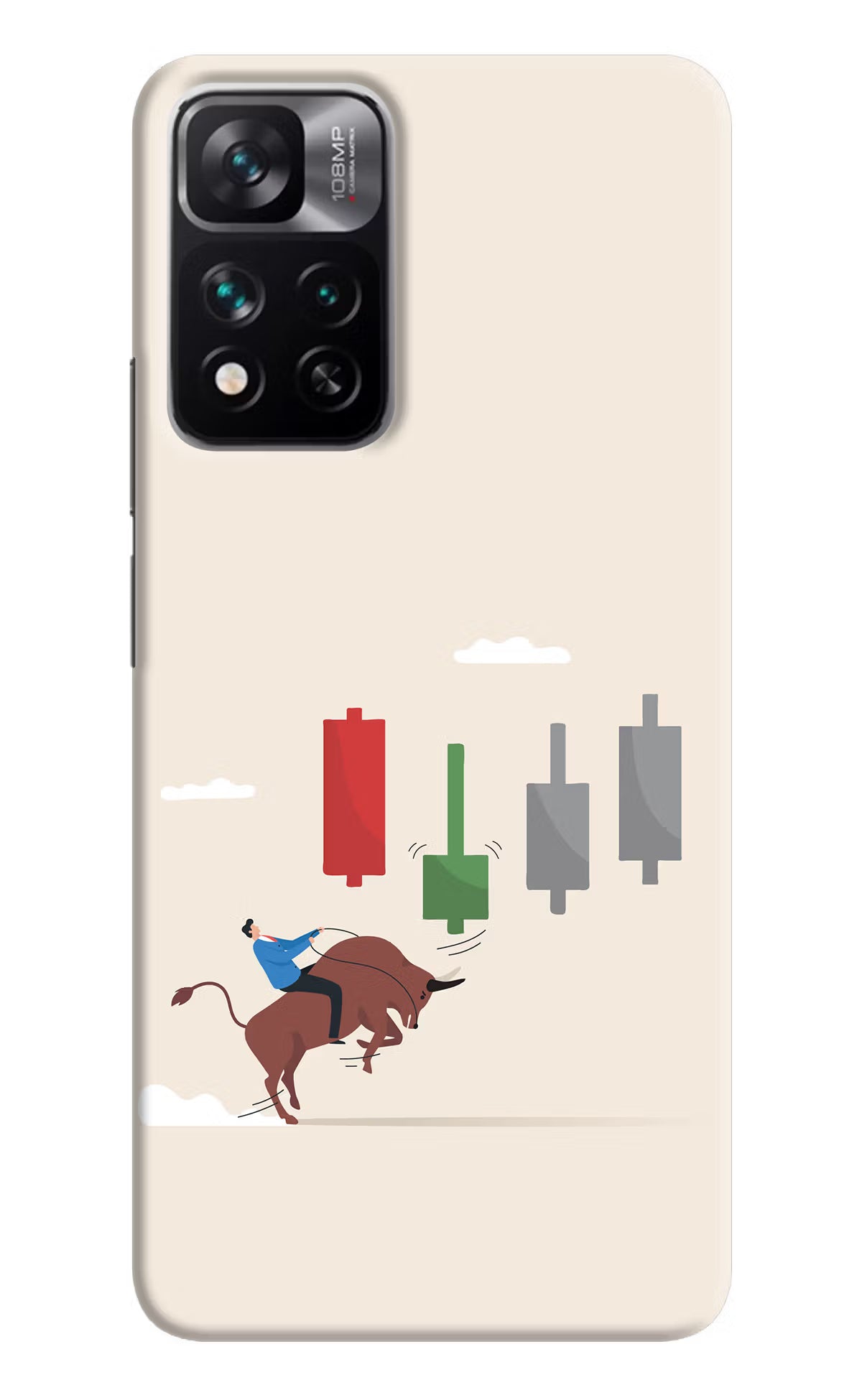 Bull Trading Momentum Mi 11i 5G/11i 5G Hypercharge Hard Case Back Cover by Casekaro