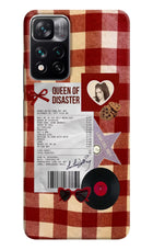 Queen of Disaster Mi 11i 5G/11i 5G Hypercharge Hard Case Back Cover by Casekaro