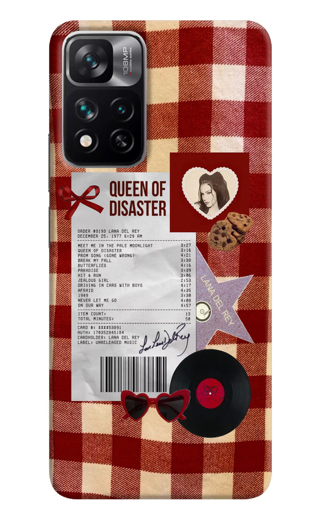 Queen of Disaster Mi 11i 5G/11i 5G Hypercharge Hard Case Back Cover by Casekaro