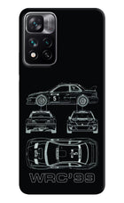 WRC'99 Mi 11i 5G/11i 5G Hypercharge Hard Case Back Cover by Casekaro