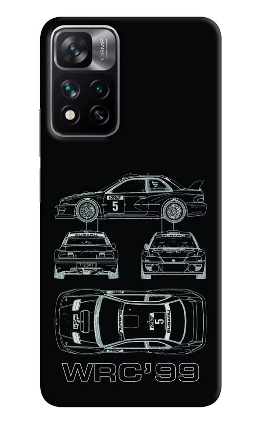 WRC'99 Mi 11i 5G/11i 5G Hypercharge Hard Case Back Cover by Casekaro