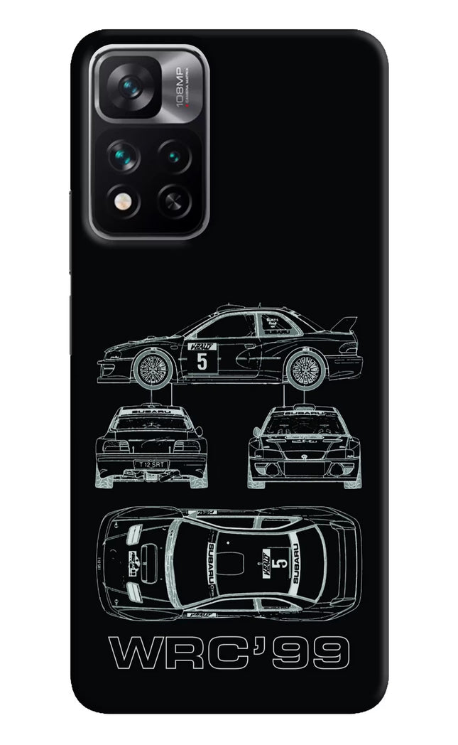 WRC'99 Mi 11i 5G/11i 5G Hypercharge Hard Case Back Cover by Casekaro