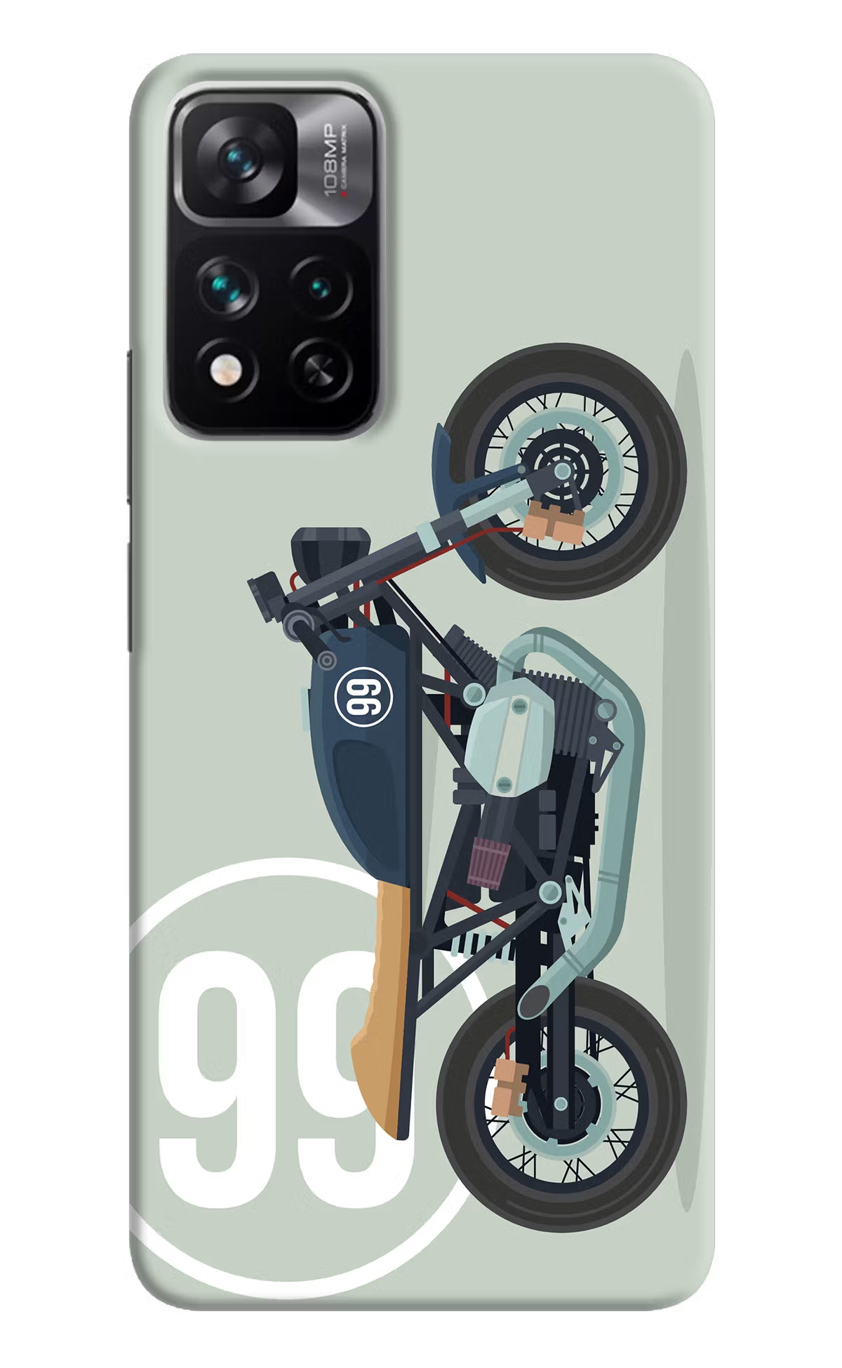 Classic Cafe Racer 99 Mi 11i 5G/11i 5G Hypercharge Hard Case Back Cover by Casekaro