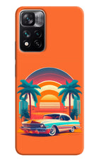Palm Drive 80s Mi 11i 5G/11i 5G Hypercharge Hard Case Back Cover by Casekaro