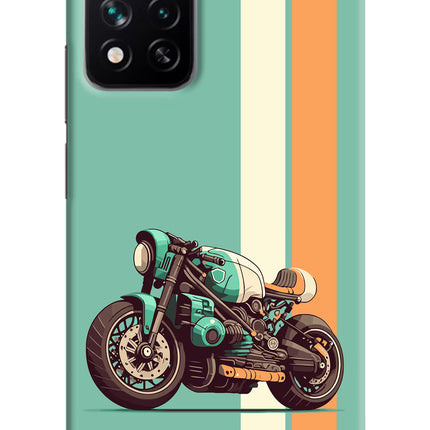 Striped Moto Drift Mi 11i 5G/11i 5G Hypercharge Hard Case Back Cover by Casekaro