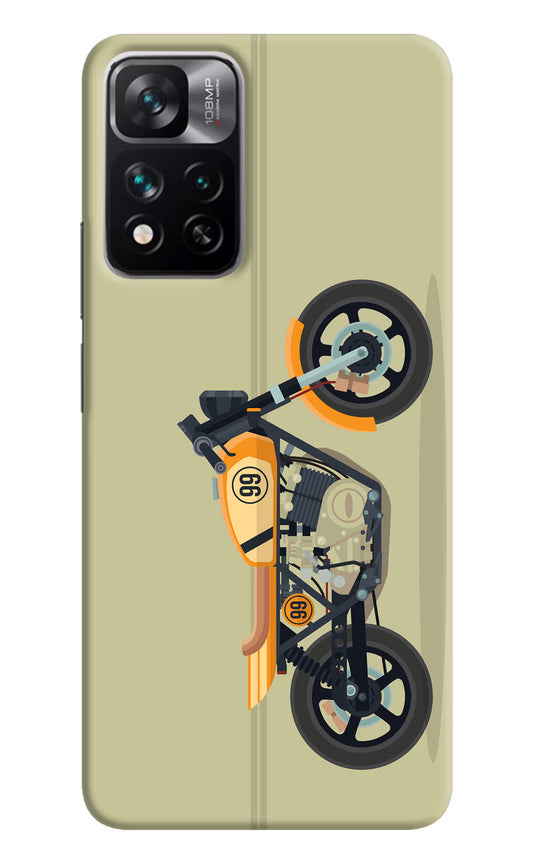 Vertical Speedster Mi 11i 5G/11i 5G Hypercharge Hard Case Back Cover by Casekaro