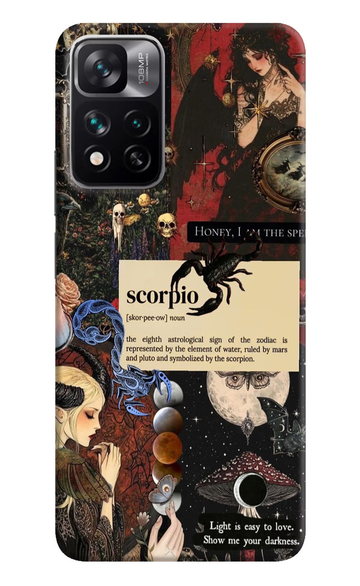 Scorpio Zodiac Mi 11i 5G/11i 5G Hypercharge Hard Case Back Cover by Casekaro