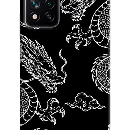 Twin Dragons Mi 11i 5G/11i 5G Hypercharge Hard Case Back Cover by Casekaro