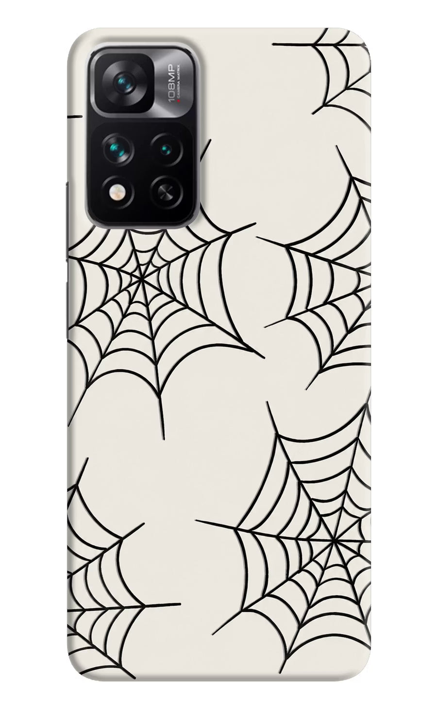 Spider Web Mi 11i 5G/11i 5G Hypercharge Back Cover, Hard case