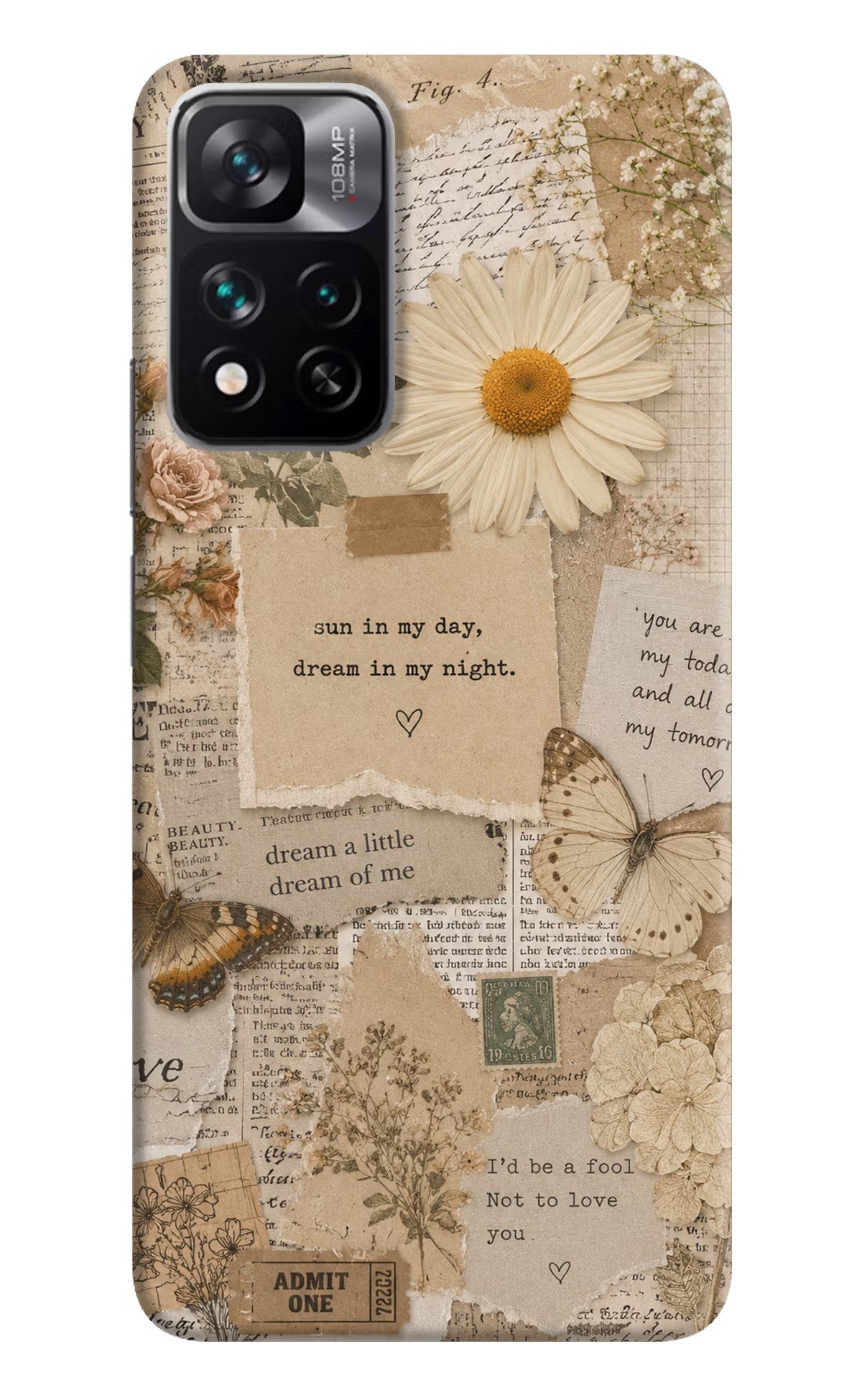 Vintage case Mi 11i 5G/11i 5G Hypercharge Back Cover