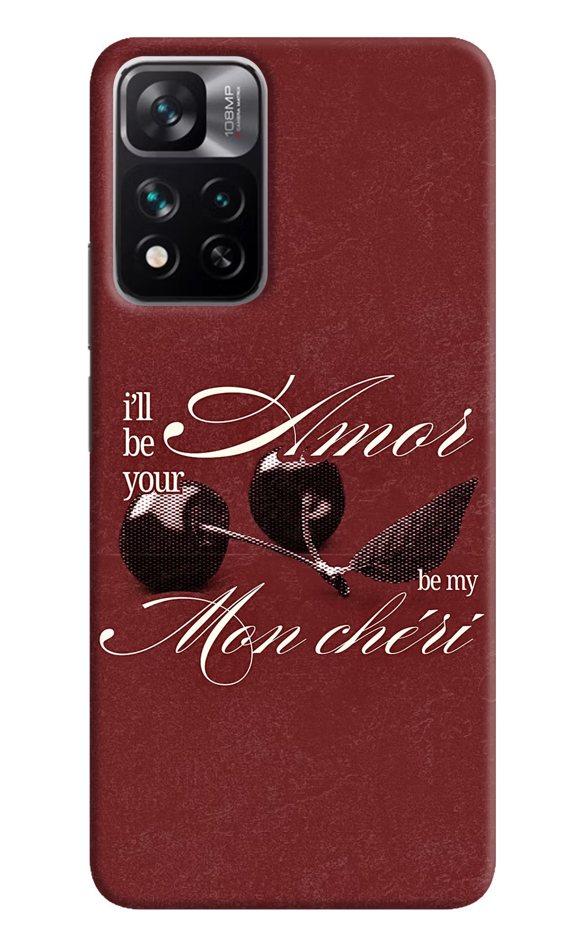 Velvet Cherry Mi 11i 5G/11i 5G Hypercharge Back Cover