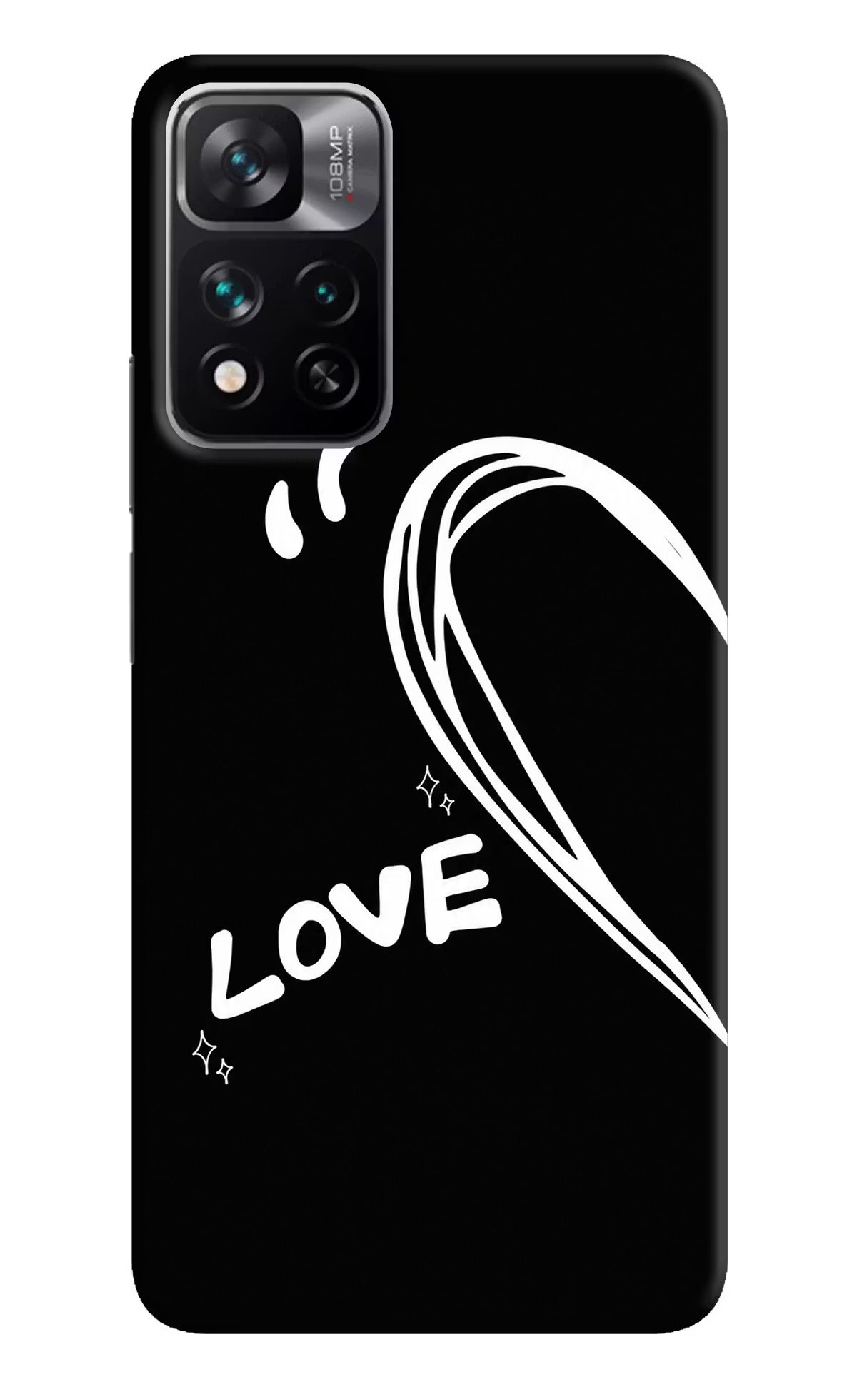 Love Line Mi 11i 5G/11i 5G Hypercharge Back Cover