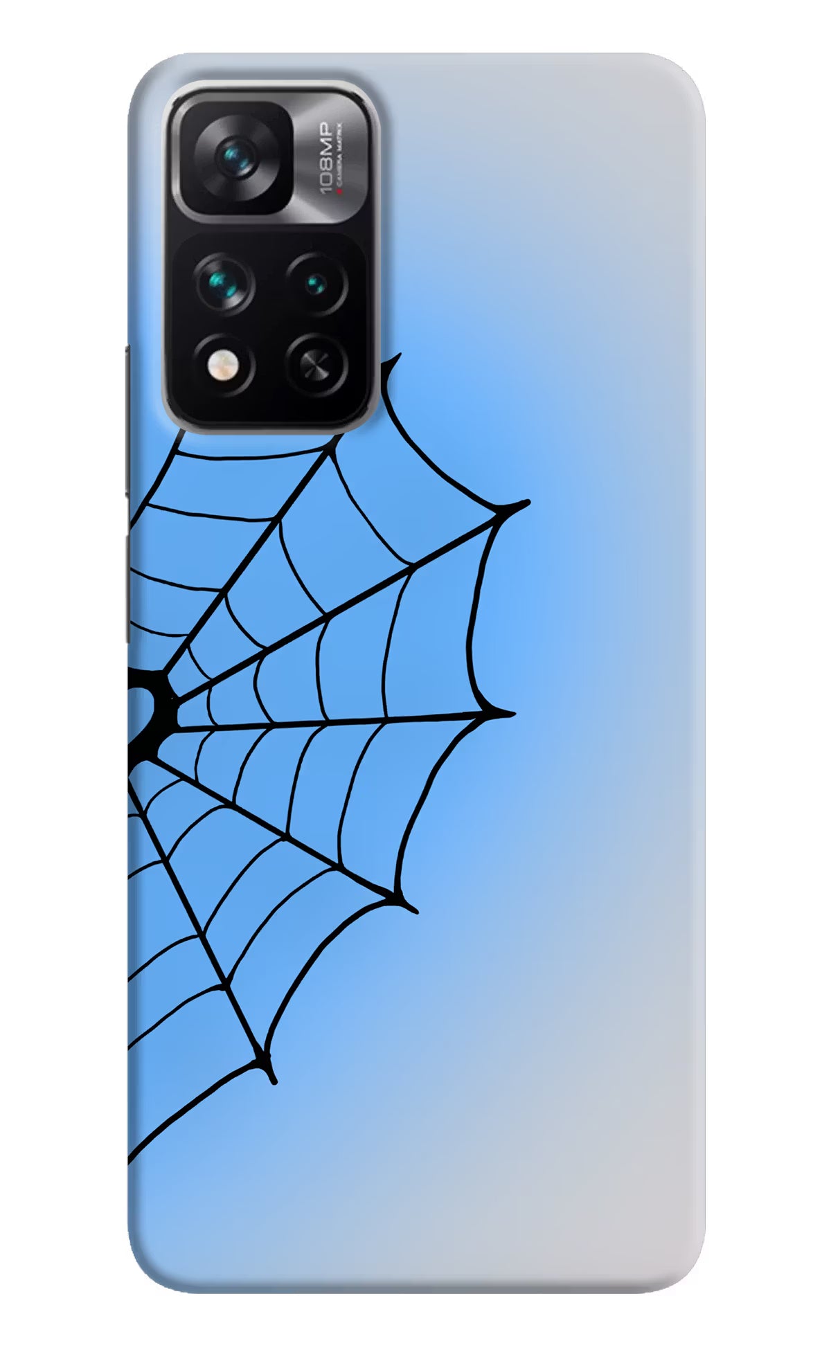 Blue Web Mi 11i 5G/11i 5G Hypercharge Back Cover