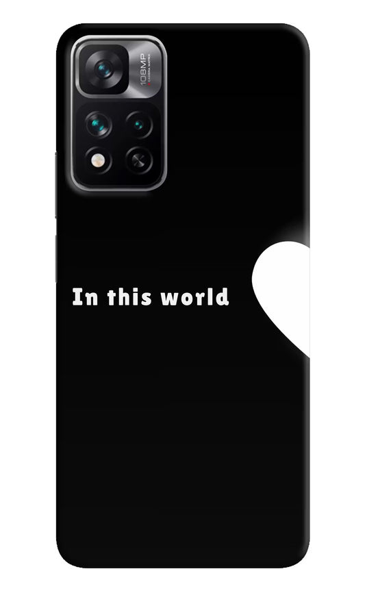 This World Mi 11i 5G/11i 5G Hypercharge Hard Case Back Cover by Casekaro