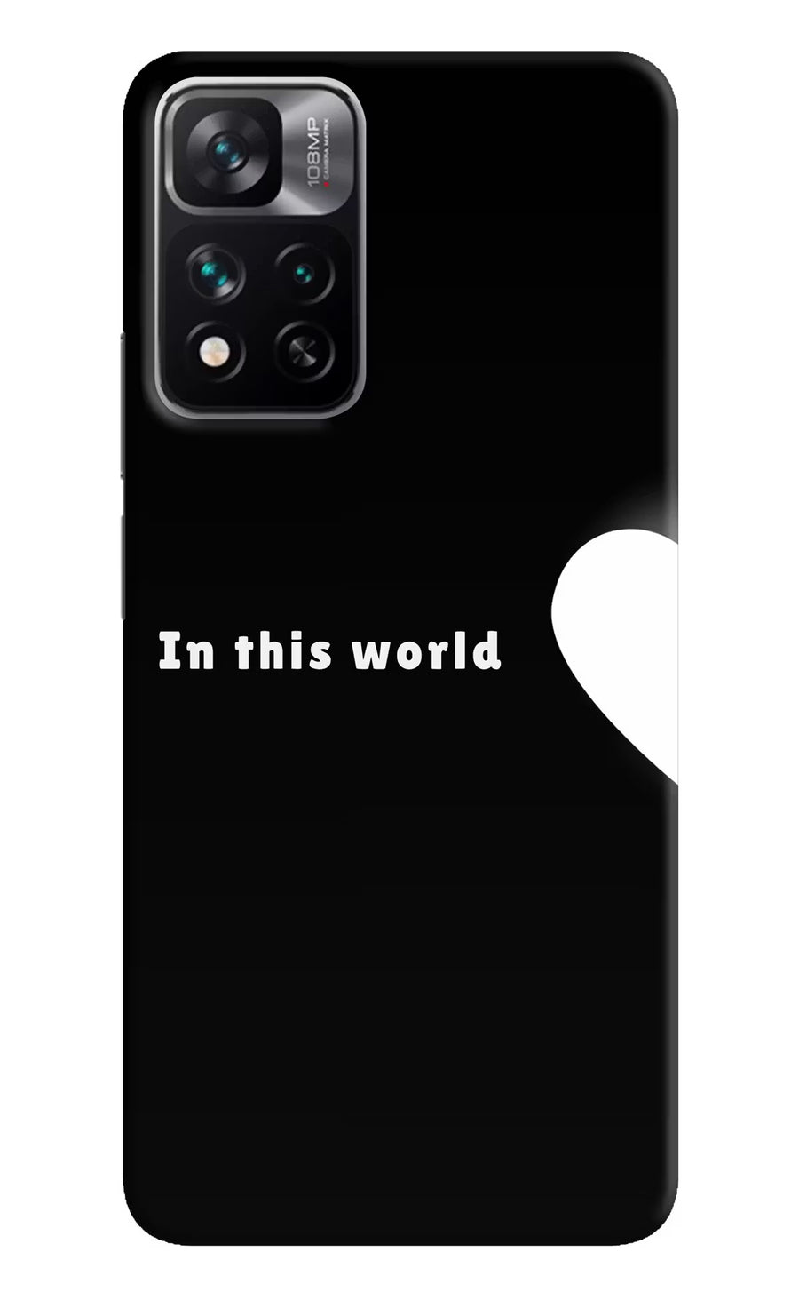 This World Mi 11i 5G/11i 5G Hypercharge Back Cover, Hard case
