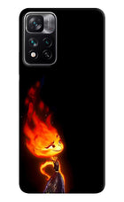 Ember Flame Mi 11i 5G/11i 5G Hypercharge Hard Case Back Cover by Casekaro
