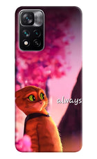Always Cat Mi 11i 5G/11i 5G Hypercharge Hard Case Back Cover by Casekaro
