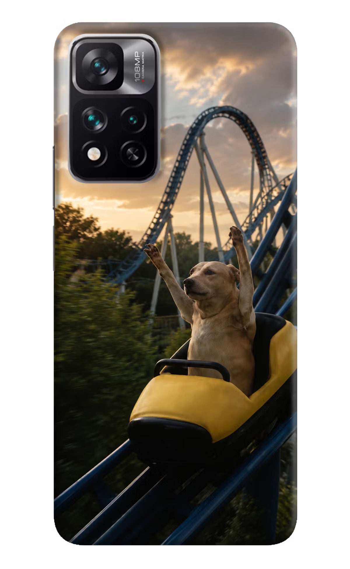 Rollercoaster Dog Mi 11i 5G/11i 5G Hypercharge Back Cover