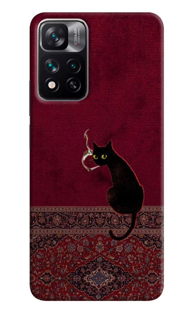 Midnight Cat Mi 11i 5G/11i 5G Hypercharge Hard Case Back Cover by Casekaro
