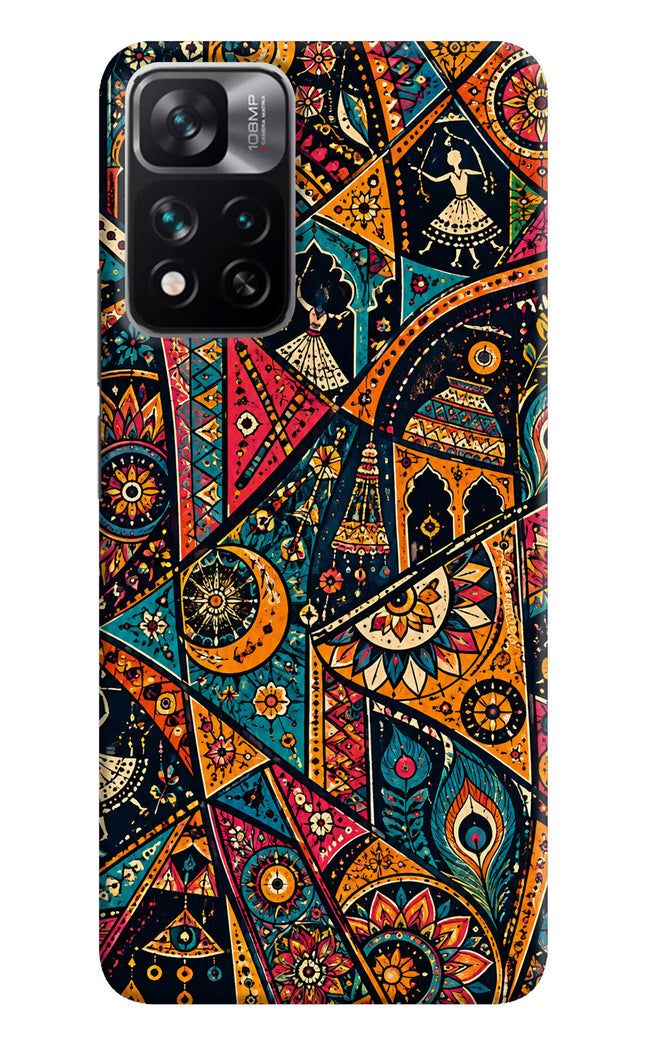 Folk Print Mi 11i 5G/11i 5G Hypercharge Hard Case Back Cover by Casekaro