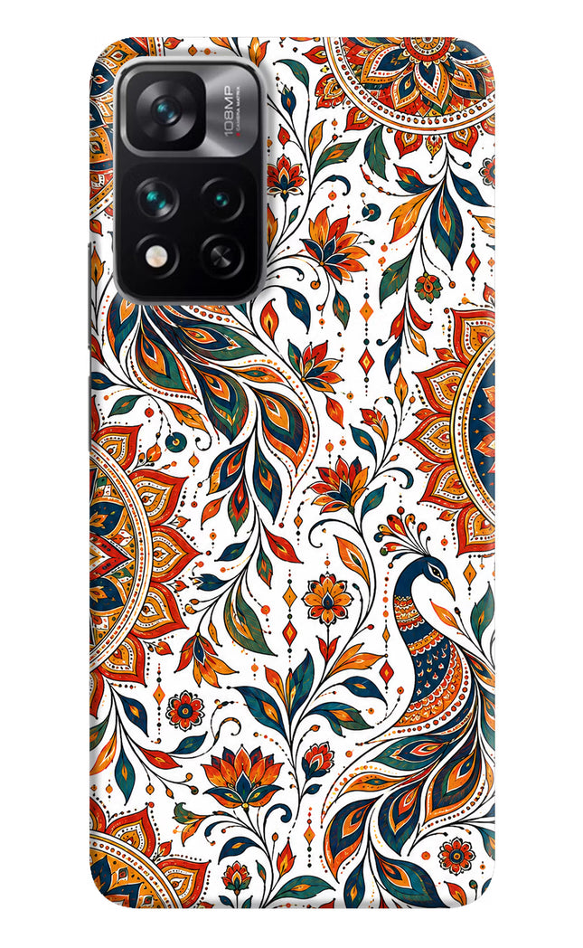 White Mayura Mi 11i 5G/11i 5G Hypercharge Hard Case Back Cover by Casekaro