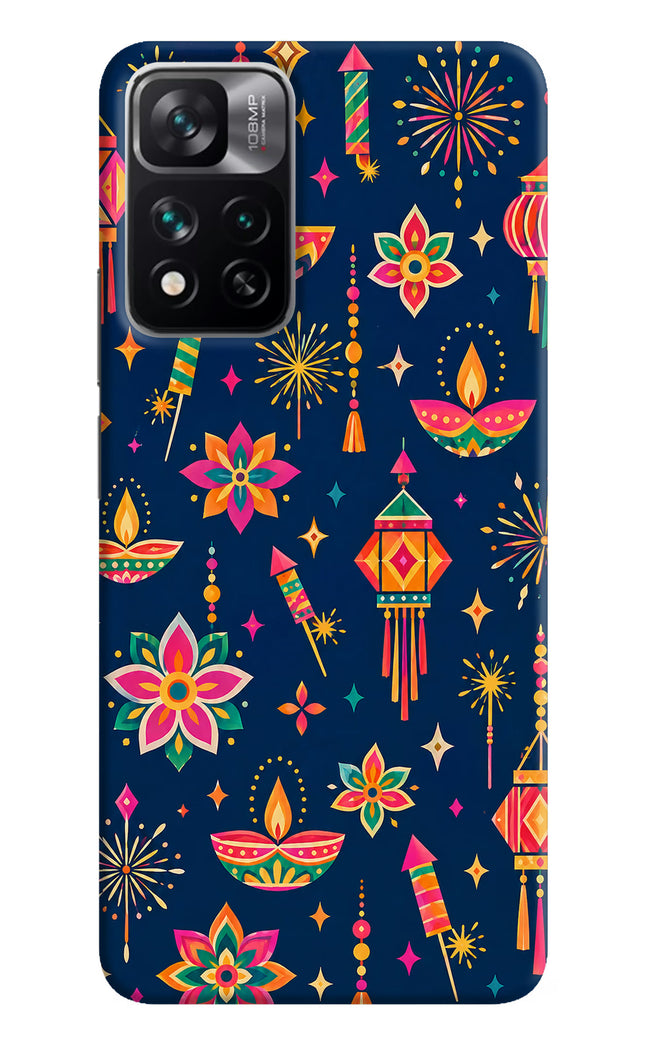Festive Pop Mi 11i 5G/11i 5G Hypercharge Hard Case Back Cover by Casekaro