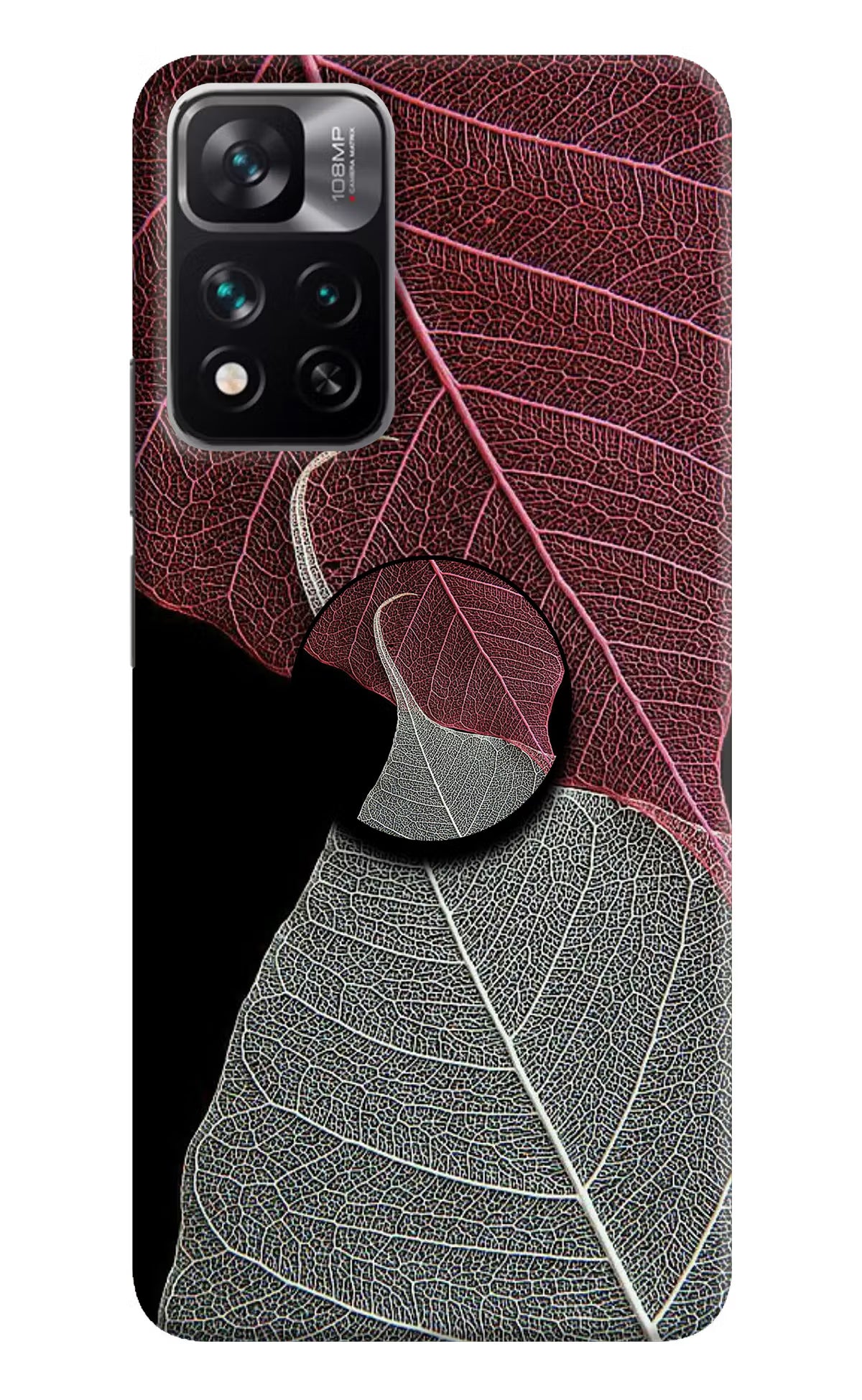Leaf Pattern Mi 11i 5G/11i 5G Hypercharge Pop Case by Casekaro