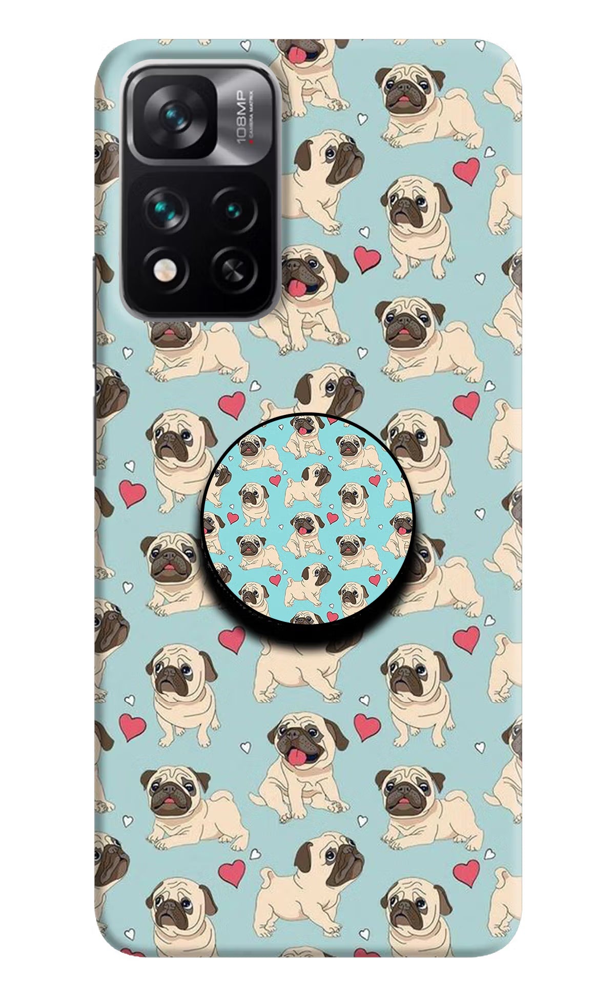 Pug Dog Mi 11i 5G/11i 5G Hypercharge Pop Case by Casekaro