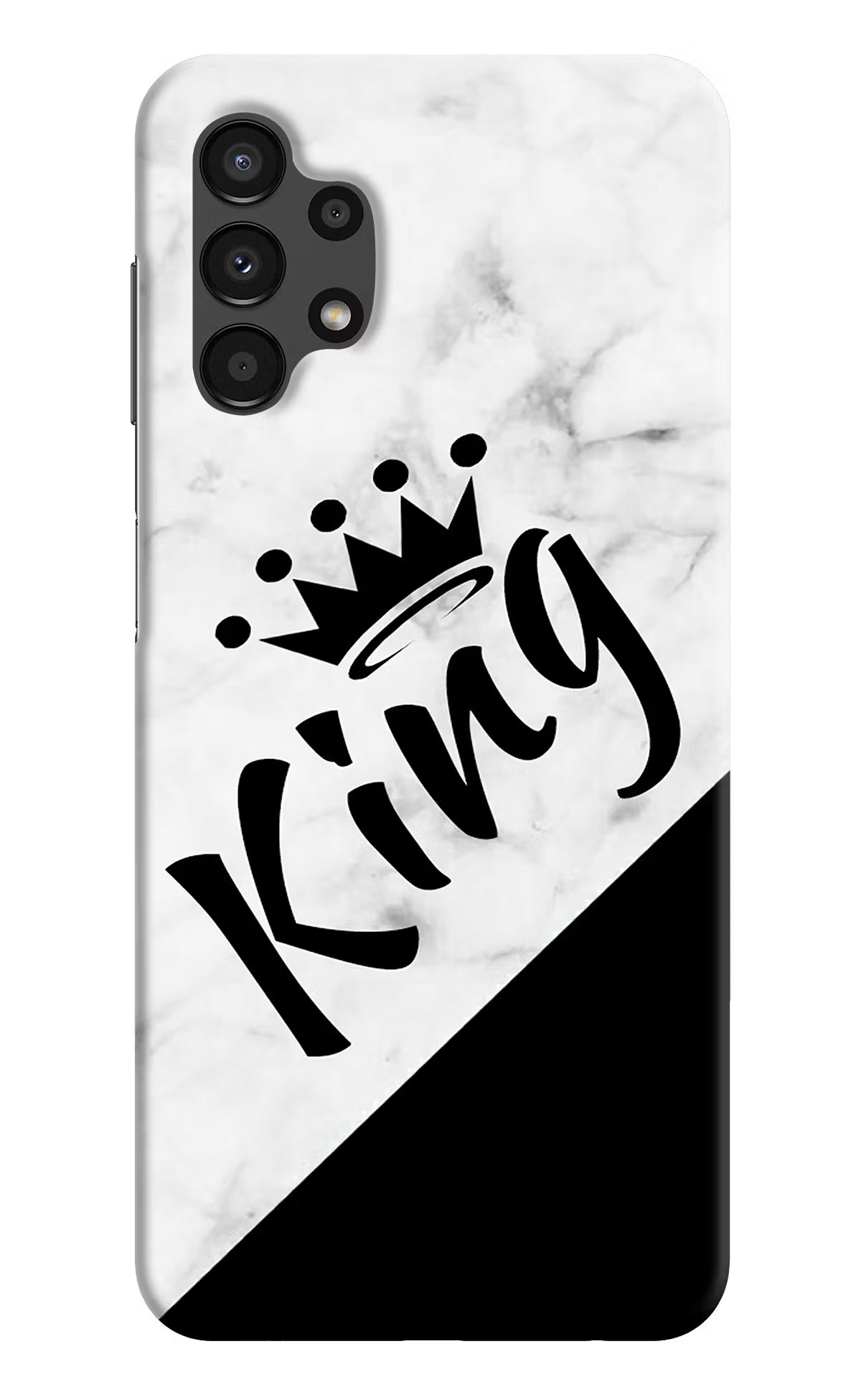 King Samsung A13 4G Hard Case Back Cover by Casekaro