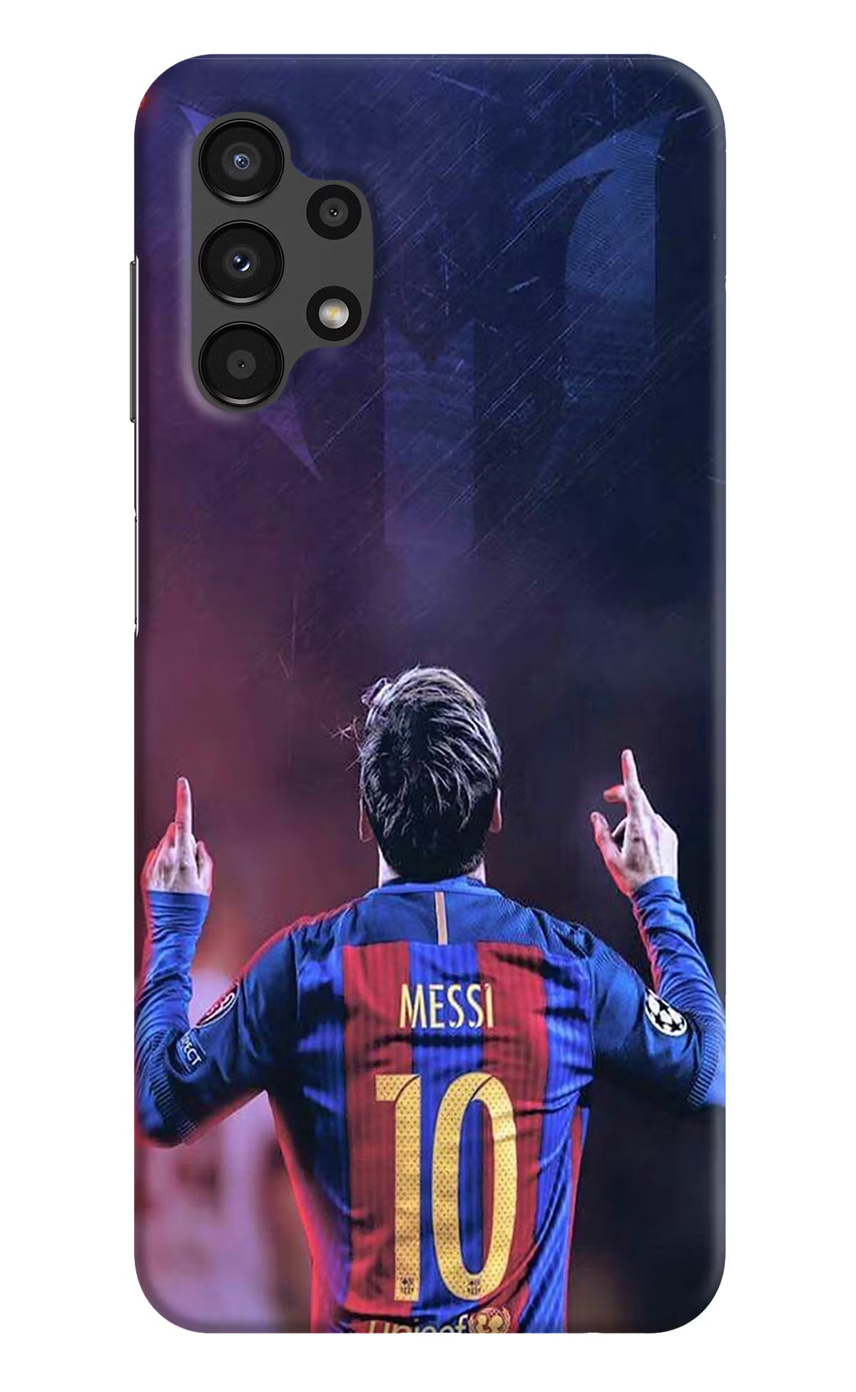 Messi Samsung A13 4G Hard Case Back Cover by Casekaro