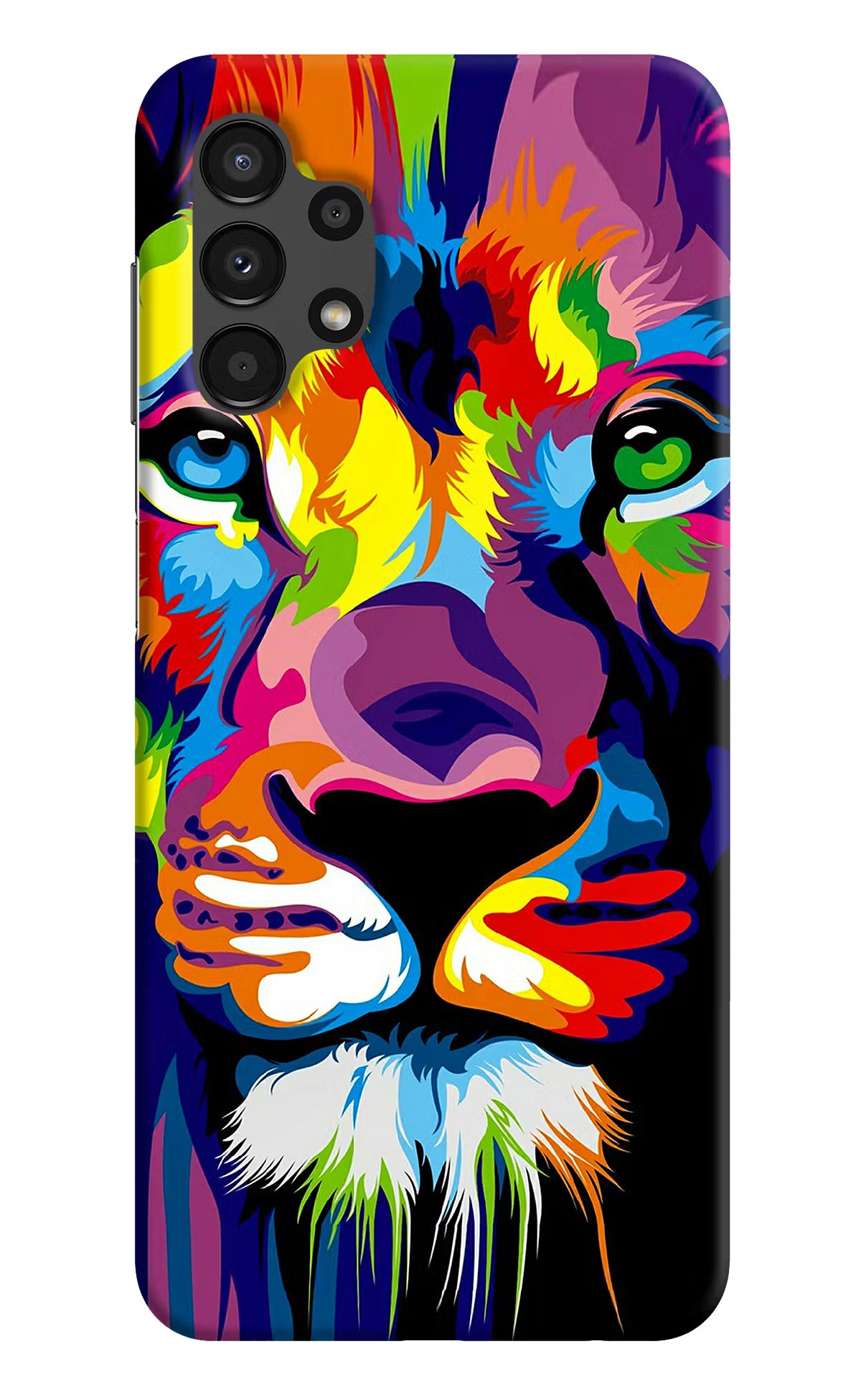 Lion Samsung A13 4G Hard Case Back Cover by Casekaro