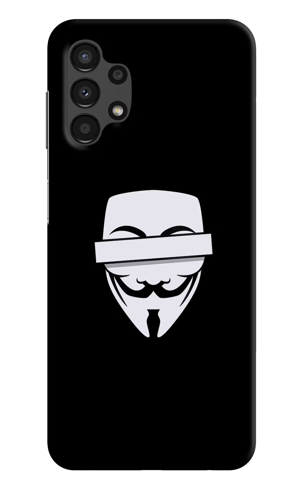 Anonymous Face Samsung A13 4G Hard Case Back Cover by Casekaro