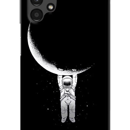 Moon Space Samsung A13 4G Hard Case Back Cover by Casekaro