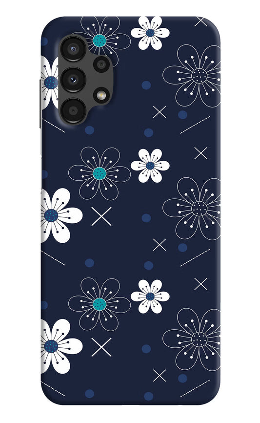 Flowers Samsung A13 4G Hard Case Back Cover by Casekaro