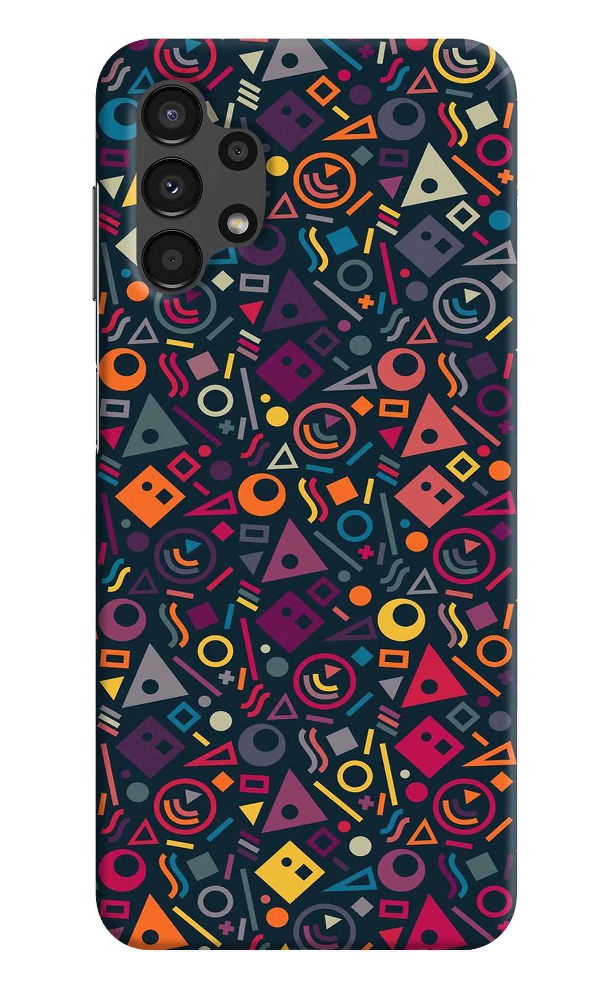 Geometric Abstract Samsung A13 4G Hard Case Back Cover by Casekaro