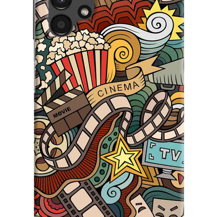 Cinema Abstract Samsung A13 4G Hard Case Back Cover by Casekaro