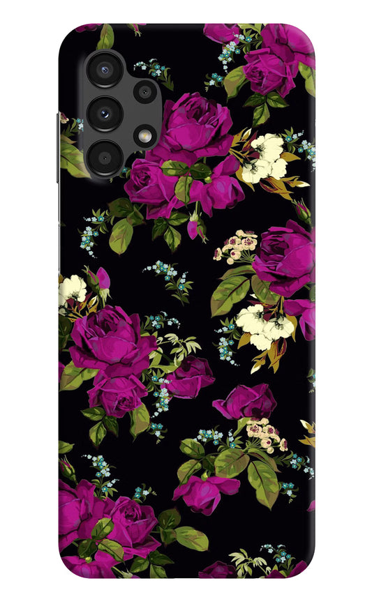 Flowers Samsung A13 4G Hard Case Back Cover by Casekaro
