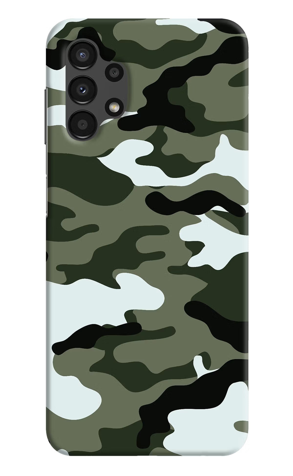 Camouflage Samsung A13 4G Hard Case Back Cover by Casekaro